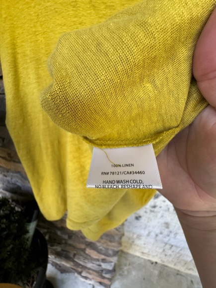 Eileen Fisher Organic Linen Crew Neck-Size M - Picture 4 of 9